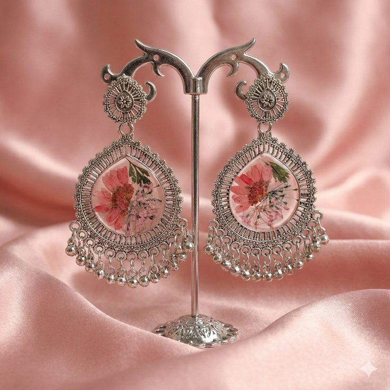 The "Spring Garden" Jhumka Earrings
